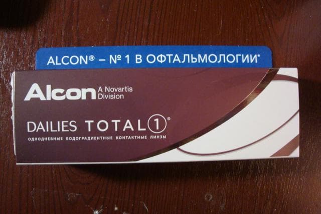 Alcon Dailies Total 1 — фото из отзыва «Линзы которые почти не чувствуешь, но есть одно "но"» (3 из 5)