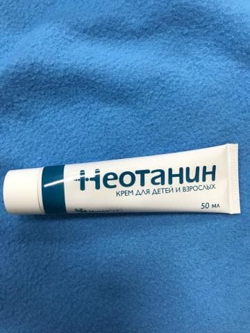 Неотанин крем — фото из отзыва «Помогает от атопического дерматита»