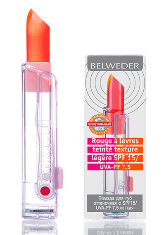 BELWEDER — фото из отзыва «Легкая оттеночная помада c SPF15/UVA-PF7,5»