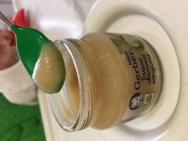 Цветная капуста Gerber — фото из отзыва «Цветная капуста Gerber» (2 из 3)