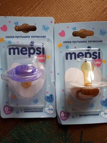 Соска-пустышка Mepsi — фото из отзыва «Не знаете какую соску выбрать?! Соску-пустышку Mepsi!»