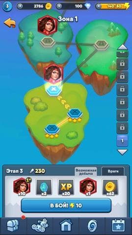 Игра "SEGA Heroes" — фото из отзыва «Стань героем!» (7 из 10)