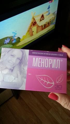 Менорил (Menoril) — фото из отзыва «Ранний климакс, и что с ним делать?»