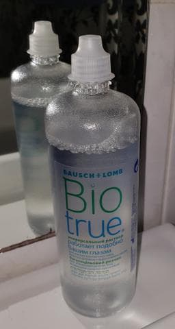 Раствор для линз Bio True — фото из отзыва «Мой ежедневный помощник» (1 из 2)