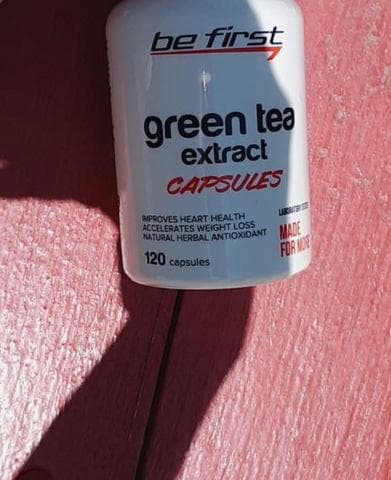 Be First Green Tea Extract Capsules, 120 капсул — фото из отзыва «Мне понравился. Польза зеленого чая в капсулах.»