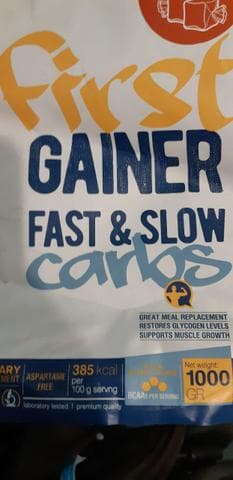 Be First Гейнер First GAINER 1000 гр — фото из отзыва «Хороший рабочий продукт!»