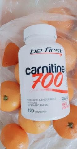 Be First L-Carnitine Capsules 700 мг 120 капсул — фото из отзыва «Хороший помощник в борьбе с лишним жиром»