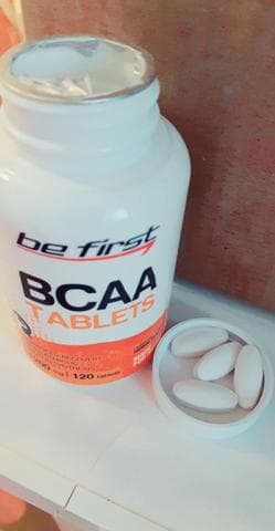 Be First BCAA 2:1:1 120 таблеток — фото из отзыва «После приема ВСАА чувствуется приток дополнительной энергии.»