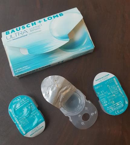Линзы Bausch+Lomb ULTRA — фото из отзыва «Одна пара линз – месяц отличного зрения»