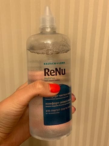 Раствор для линз ReNu Multiplus — фото из отзыва «Реню – проверенное годами средство»