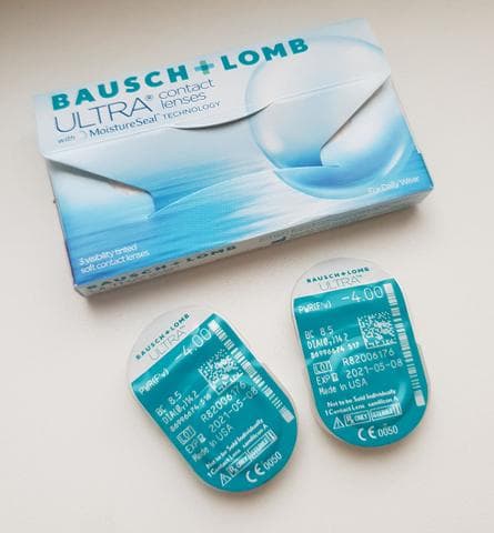 Линзы Bausch+Lomb ULTRA — фото из отзыва «Мои первые линзы»
