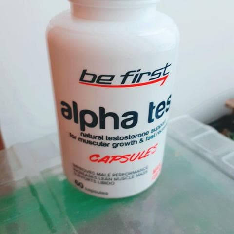 Be First Alpha Test 60 капсул — фото из отзыва «Тренировки стали немного легче»