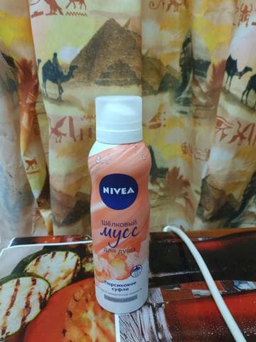 Мусс для душа Nivea "Персиковое суфле"  — фото из отзыва «Приятный, нежный, легкий!»
