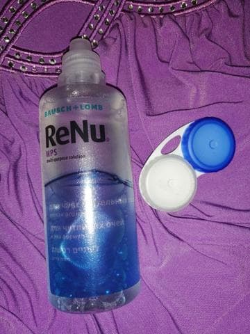 Раствор для линз ReNu Multiplus — фото из отзыва «Подходит даже для глаз с повышенной чувствительностью»