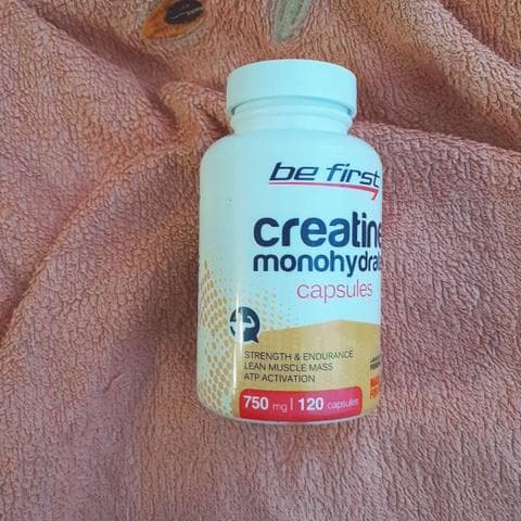 Be First Креатин Creatine Monohydrate Capsules 120 — фото из отзыва «Просто и эффективно»