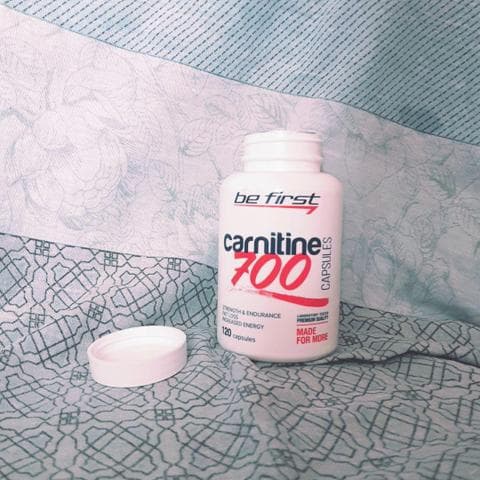 Be First L-Carnitine Capsules 700 мг 120 капсул — фото из отзыва «Лучшая добавка для похудения, если занимаешься спортом»