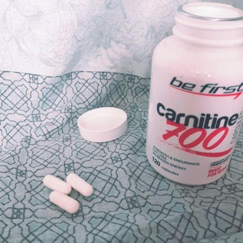 Be First L-Carnitine Capsules 700 мг 120 капсул — фото из отзыва «Лучшая добавка для похудения, если занимаешься спортом»