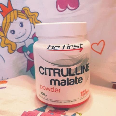 Be First Цитруллин Citrulline Malate Powder 300 гр — фото из отзыва «Даже если Вы новичок в спорте, эта добавка  Вам подойдет.»