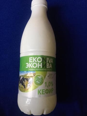 1% кефир ЭкоНива — фото из отзыва «Натуральный и вкусный.»