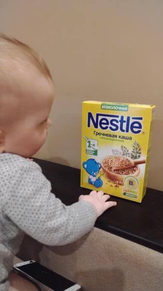 Каши безмолочные Nestle — фото из отзыва «Наша любимая кашка»
