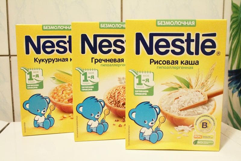 Nestle каша первый прикорм — фото из отзыва «Самая вкусная каша для прикорма!»