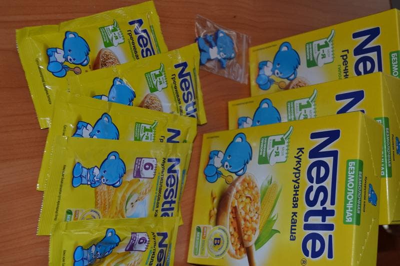 Nestle каша первый прикорм — фото из отзыва «Вкусная кашка для самых самых маленьких!»