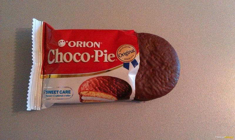 Печенье Lotte Choco Pie Чоко пай — фото из отзыва «Это лучшее, что придумало человечество!»