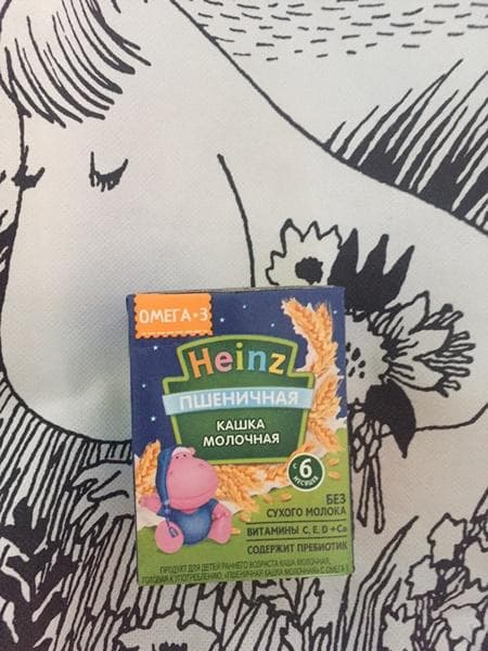 Молочная кашка Heinz — фото из отзыва «Лучшая каша на ночь»