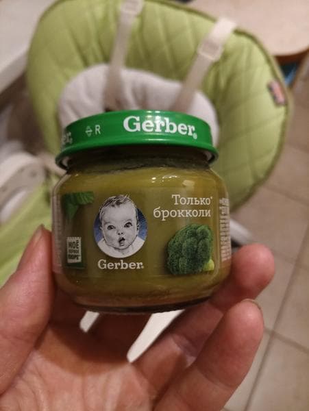 Пюре Gerber брокколи — фото из отзыва «Идеальное пюре для первого прикорма»