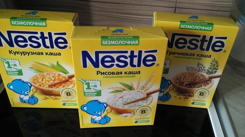 Nestle каша первый прикорм — фото из отзыва «Быстро, удобно и полезно.» (1 из 2)
