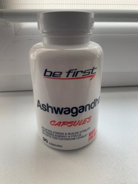 Ashwagandha capsules Be First — фото из отзыва «Хороший результат после приема» (2 из 2)