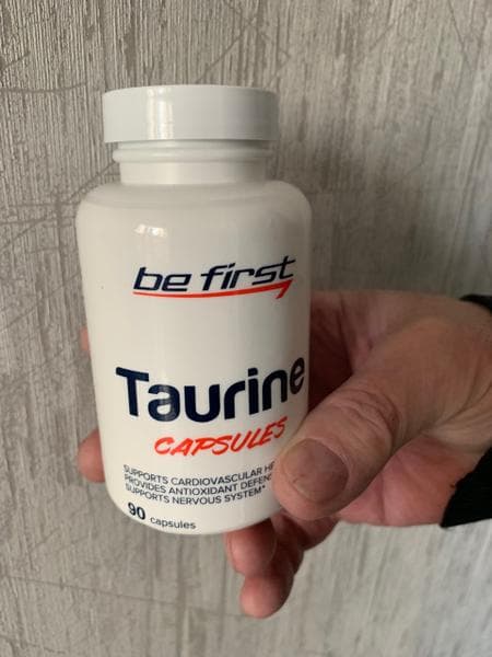Taurine capsules Be First — фото из отзыва «Хорошая новинка» (2 из 2)