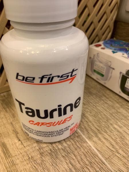 Be First Taurine (Таурин) capsules 90 капсул — фото из отзыва «Прибавил активности»