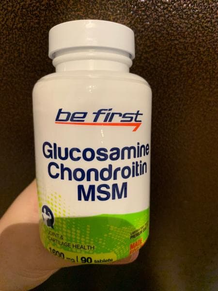 Glucosamine+Chondroitin+MSM Be First — фото из отзыва «Эффективное средство»