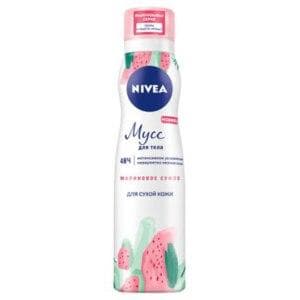 Мусс для тела Nivea Малиновое суфле — фото из отзыва «Хороший мусс для тела, который увлажняет кожу»