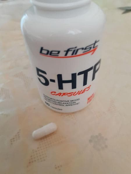 Be First 5-HTP (5-гидрокситриптофан) 60 капсул — фото из отзыва «Аминокислота, которая помогает бороться со стрессом.» (2 из 2)
