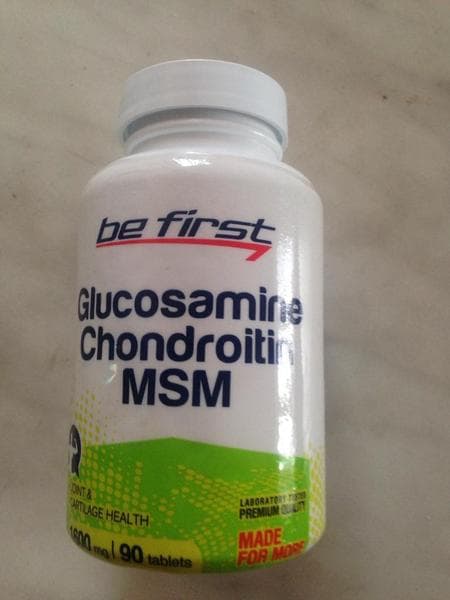 Glucosamine+Chondroitin+MSM Be First — фото из отзыва «Эликсир для суставов»