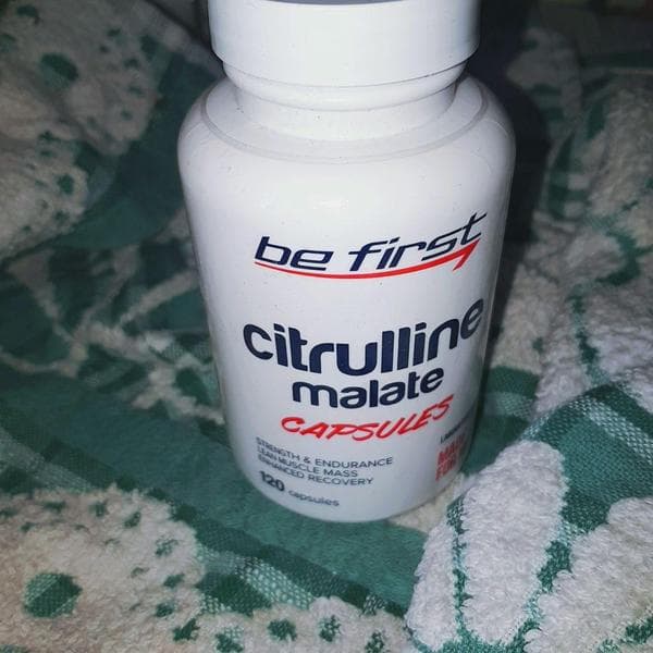 Be First Цитруллин Citrulline Malate Capsules 120 — фото из отзыва «Хорошо помогает увеличить количество подходов и качество»