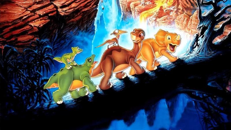 Мультфильм "ЗЕМЛЯ ДО НАЧАЛА ВРЕМЕН" — фото из отзыва «Мультик который несмотря на дату выпуска набирает обороты.»