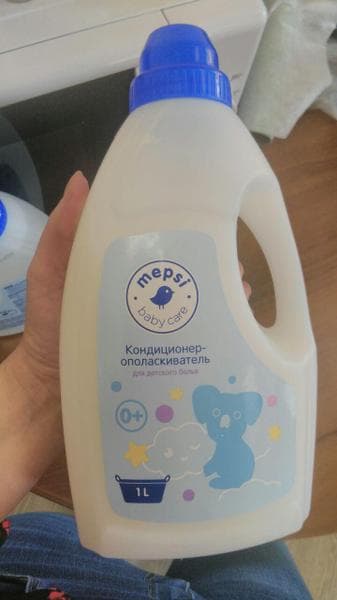 Кондиционер-ополаскиватель для белья Mepsi — фото из отзыва «Очень выручает при стирке»