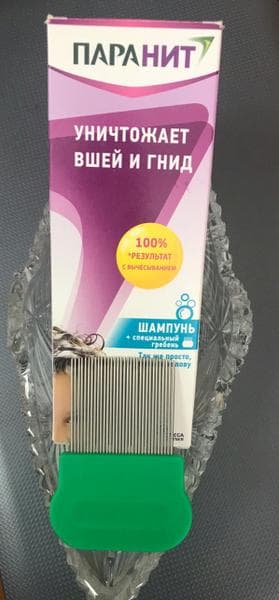 Паранит Шампунь — фото из отзыва «Как я спасла дочку от вшей.»