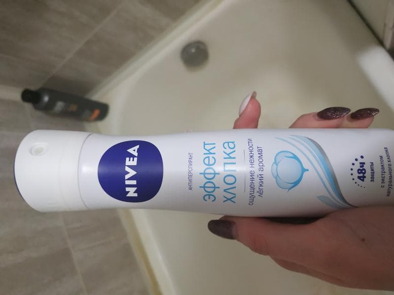 Антиперспирант NIVEA Эффект Хлопка — фото из отзыва «Отличное средство»