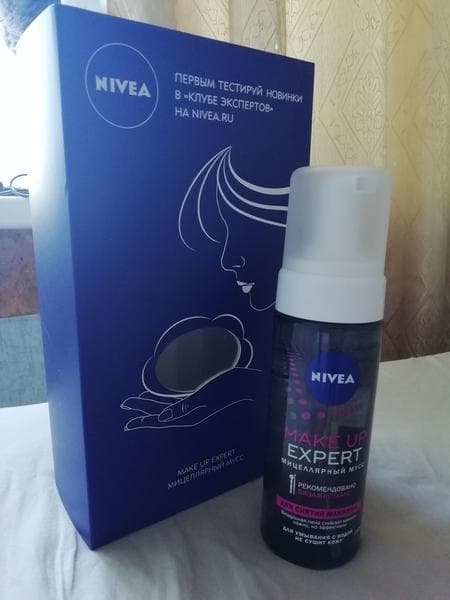 Мицеллярный мусс Nivea MAKE UP EXPERT — фото из отзыва «Новинка, достойная внимания»