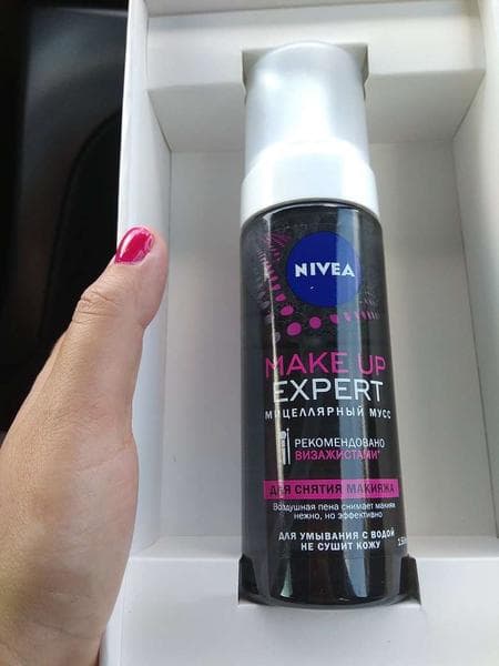 Мицеллярный мусс Nivea MAKE UP EXPERT — фото из отзыва «Хорошее средство для очищения лица»