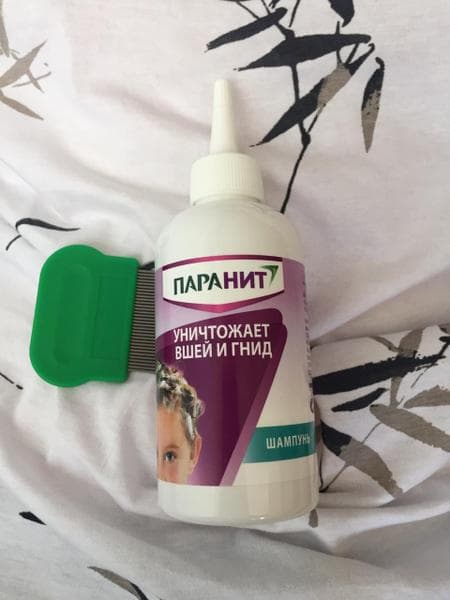 Паранит Шампунь — фото из отзыва «Быстро избавил от вшей!»