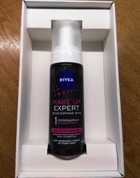Мицеллярный мусс Nivea MAKE UP EXPERT — фото из отзыва «Отличный мусс! Не ожидала!» (3 из 3)