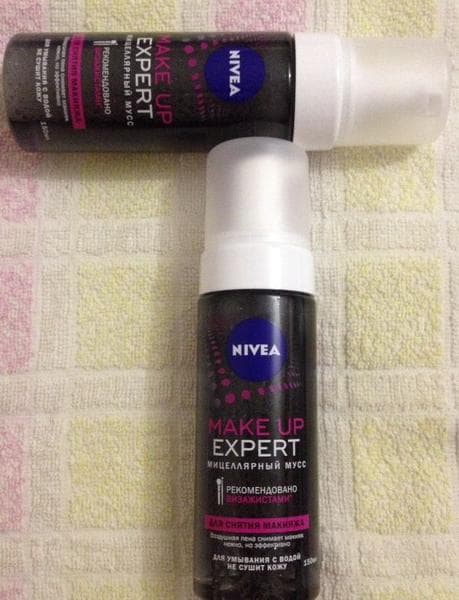 Мицеллярный мусс Nivea MAKE UP EXPERT — фото из отзыва «Мицеллярный мусс сделает всё за меня. Просто очистит лицо.»