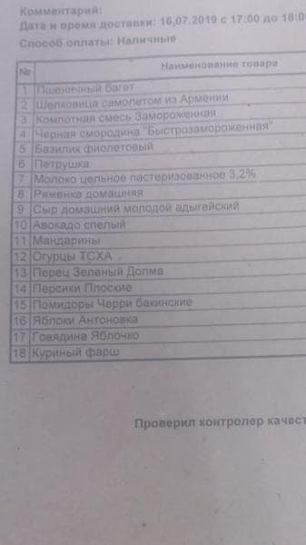 Магазин "Ecomarket.ru", Г Москва — фото из отзыва «Продукты супер»