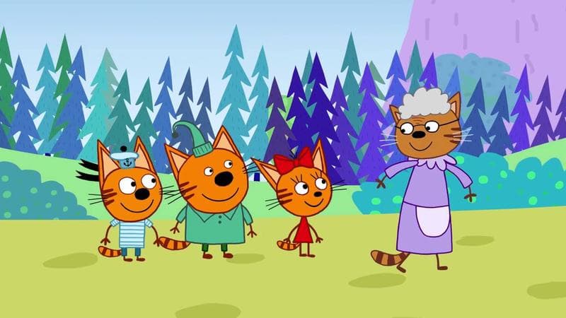 Мультфильм "Три кота" (2015) — фото из отзыва «Очень интересный, детишки любят.»