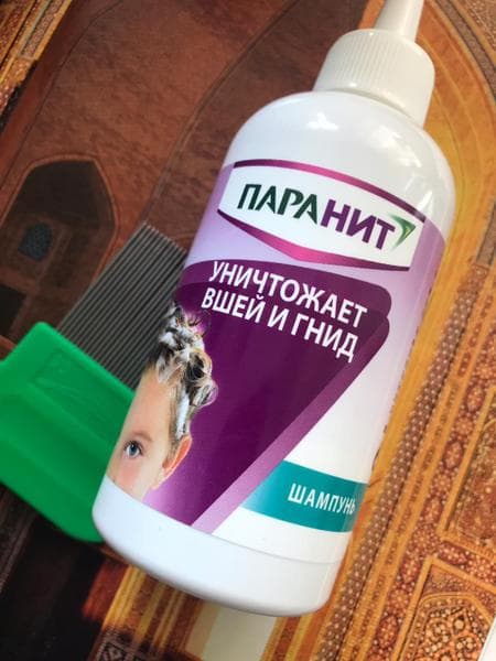 Паранит Шампунь — фото из отзыва «Избавил ребенка от вшей»